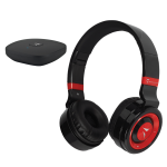 Techmade TM46-TV Cuffia Senza Fili per TV in Bundle Headset Nero / Rosso