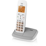 Telefono Cordless Brondi Bravo Rich Bianco / Grigio Cordless Eco Dect GAP Fino a 4 Portatili Collegabili