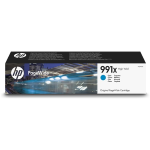 Cartuccia M0J90AE N. 991X Ciano ORIGINALE HP PageWide Pro 750 772 777 ca. 16.000 stampe