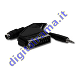 Cavo audio/video a SCART/SVHS 4PIN + 3,5mm 5 mt (CCV-4444-5M) Keyteck