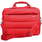 Borsa Notebook Portatili da 10.2'' a 16'' Rossa Scomparti Imbottiti Tasche con Zip Maniglia e Cinghia a Spalla Torino MI-NBTO56R