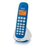 Telefono Cordless Brondi Adara Azzurro / Bianco Cordless Eco Dect GAP Fino a 5 Portatili Collegabili