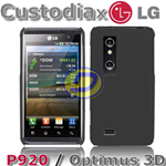 Custodia in PVC Nero x LG P920 Optimus 3D