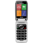 Telefono Cellulare Brondi CONTENDER Bianco DUAL SIM 2.4'' Fotocamera Maxi Display