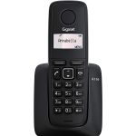 Telefono Cordless Siemens GIGASET A116 fino 50 Mt int 300Mt est Nero