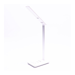 V-TAC VT-7405 LAMPADA DA TAVOLO/SCRIVANIA A LED 5W MULTIFUNZIONE CON STAZIONE DI RICARICA WIRELESS COLORE BIANCO - SKU 8601