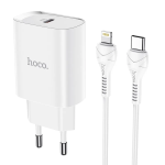 HOCO Cavo Ricarica + Spina Type C per iPhone Lightning 8-pin Power Delivery Fast Charge PD20W N14