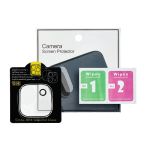 5D Full Glue Camera Vetro Temperato per iPhone 15 Pro Trasparente