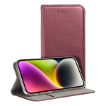 Custodia Flip Smart Magneto Case Libro Bordeaux per Motorola G54 XT2343-1