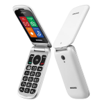 Telefono Cellulare Brondi Stone+ Plus Bianco Dual SIM/Display Grande/Fotocamera/Flip Attivo