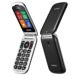 Telefono Cellulare Brondi Stone+ Plus Nero Dual SIM/Display Grande/Fotocamera/Flip Attivo