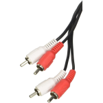 Cavo Xtreme 2 RCA Maschio, 2 RCA Maschio 1,5 mt, Blister, Rosso/Bianco