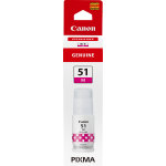 Canon GI-51M, Resa elevata, Flacone d'inchiostro originale, Magenta 70ml