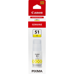 Canon GI-51Y, Resa elevata, Flacone d'inchiostro originale, Giallo 70ml