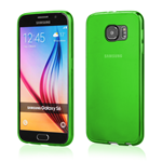 Custodia in TPU Ultrasottile Verde per Samsung Galaxy S6 SM-G920F