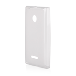 Custodia in TPU Satinato Trasparente per Nokia Lumia 435 