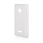 Custodia in TPU Satinato Trasparente per Microsoft Lumia 532