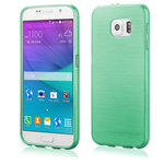 Custodia in TPU Effetto Metallico Verde per per Samsung Galaxy S6 SM-G920F