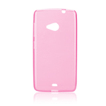 Custodia in TPU Ultrasottile Rosa per Nokia Lumia 535