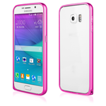 Custodia Cornice Bumper Metallo Fucsia Samsung Galaxy S6 SM-G920F