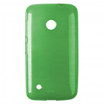 Custodia in TPU Effetto Metallico Verde per Nokia Lumia 530