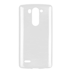 Custodia in TPU Effetto Metallico Bianco per LG G3 Mini D722 / G3S