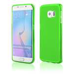 Custodia TPU Satinato Verde per Samsung Galaxy S6 Edge SM-G925F