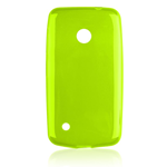 Custodia in TPU Ultrasottile Verde per Nokia Lumia 530