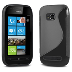 Custodia in TPU Trasparente S-LINE x Nokia Lumia 710