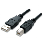 Cavo Stampante USB 2.0 A/B M/M nero 1,8 mt (ICOC U-AB-20-U2B)