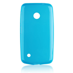 Custodia in TPU Ultrasottile Azzurro per Nokia Lumia 530