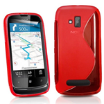 Custodia in TPU Rosso S-LINE x Nokia Lumia 610