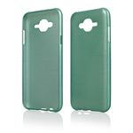 Custodia TPU Effetto Metallico Verde Samsung Galaxy J7 SM-J700 Termoplastica Protettiva