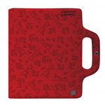 Custodia in Ecopelle Rossa con Maniglie x Apple New iPad (iPad 3) / iPad 2