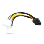 VULTECH CAVO ADATTATORE ALIMENTAZIONE DA MOLEX A PCI-E 8 PIN SC10963