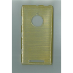 Custodia in TPU Effetto Metallico Oro per Nokia Lumia 830