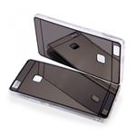 Custodia TPU Effetto Specchio Metallico Nero Huawei Ascend P9 Protettiva