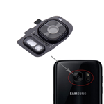 Ricambio Copriobiettivo Lente Fotocamera Nero Samsung Galaxy S7 SM-G930F