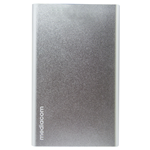 Mediacom M-PB100PA Power Bank Batteria 10000mAh d' Emergenza Silver USB Dispositivi ricaricabili Cellulare, mp3, mp4 smartphone ecc