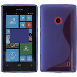 Custodia in TPU S-Line Blu per Nokia Lumia 520