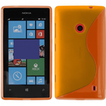 Custodia in TPU S-Line Giallo per Nokia Lumia 520