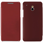 Custodia in PVC e Ecopelle Rossa per HTC One Mini / M4 / 601E