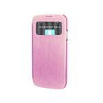 Celly Custodia a Portafoglio con Finestra per Galaxy S4, Rosa Samsung i9505 / i9500 / Galaxy S4 / SIV