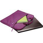 Borsa Notebook Portatili da 10.2'' a 13.3'' Viola Protegge e trasporta il portatile e i documenti con stile Tasche con Zip e Maniglia Verona MI-NBVE13V