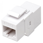 Accoppiatore RJ45 F/F UTP Cat6 Keystone Bianco