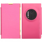 Custodia in PVC e Ecopelle Fucsia per Nokia Lumia 1020