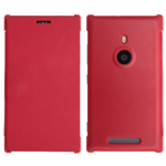 Custodia in PVC e Ecopelle Rossa per Nokia Lumia 925