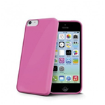 Custodia Case Back Cover Celly Morbida e Aderente TPU PVC per iPhone 5C Rosa