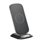 Caricatore Wireless Charger Senza Fili (induzione) QI Standard Induttivo Output 10W Max Bianco