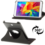 Custodia in Ecopelle Nera con Holder e rotazione 360° per Samsung Galaxy Tab 4 (7") SM-T230